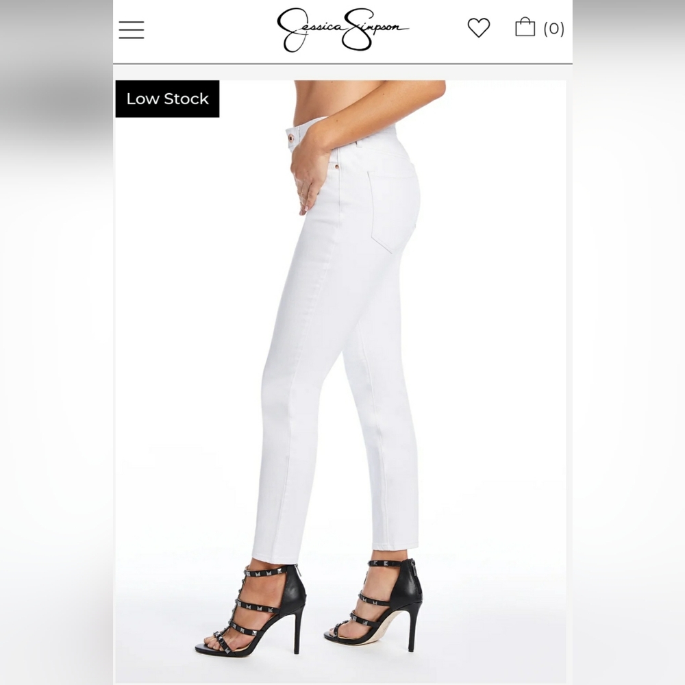 Like NEW! Jessica Simpson Rolled Crop Skinny Jeans!